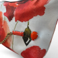 POCHETTE IN TESSUTO STAMPA PAPAVERI POCHETTE IN TESSUTO STAMPA PAPAVERI