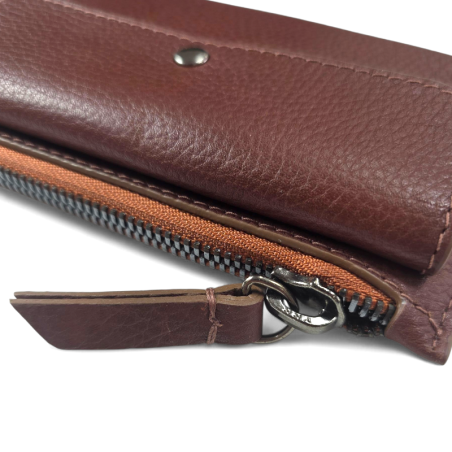 PORTAFOGLIO IN PELLE GLAMROCK, VARIANTE COLORE MOCHA
