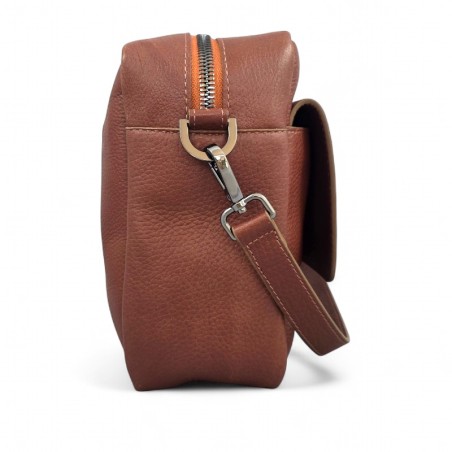 HEAVY, BORSA IN PELLE , VARIANTE COLORE MOCHA