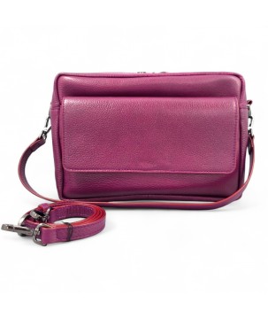 Borsa in pelle stile audace: spaziosa, versatile, funzionale.