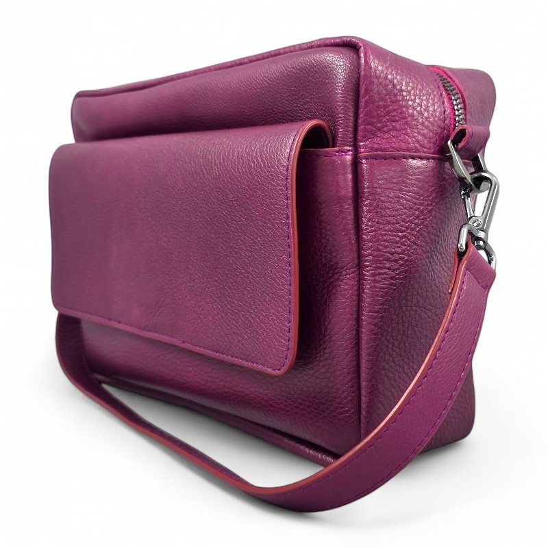 HEAVY, BORSA IN PELLE, VARIANTE COLORE JAZZBERRY HEAVY, BORSA IN PELLE, VARIANTE COLORE JAZZBERRY