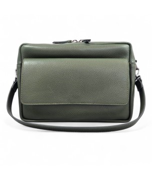 Borsa in pelle stile audace: spaziosa, versatile, funzionale.