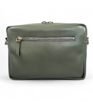 Borsa in pelle stile audace: spaziosa, versatile, funzionale.