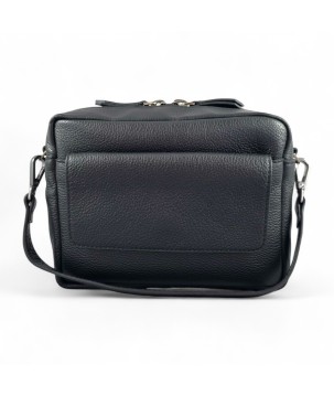 Borsa in pelle stile audace: spaziosa, versatile, funzionale.