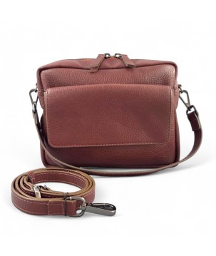 Borsa in pelle stile audace: spaziosa, versatile, funzionale.
