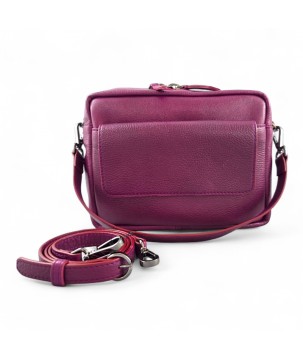 Borsa in pelle stile audace: spaziosa, versatile, funzionale.