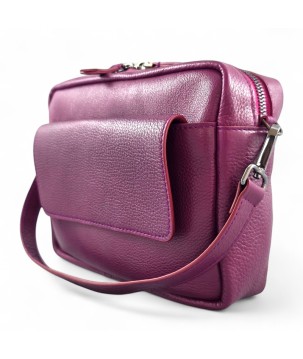 BORSA IN PELLE HEAVY, VARIANTE COLORE JAZZBERRY