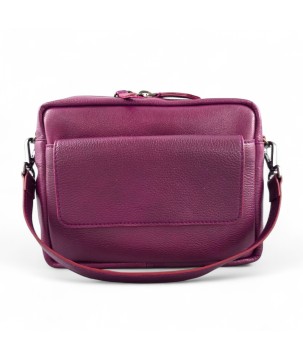 Borsa in pelle stile audace: spaziosa, versatile, funzionale.