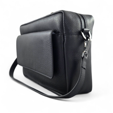 HEAVY, BORSA IN PELLE, VARIANTE COLORE DEEP BLACK