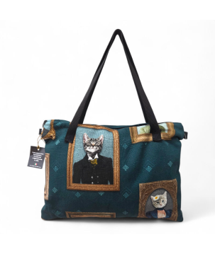 TOTE BAG, BORSA GRANDE CON MANICI E TRACOLLA