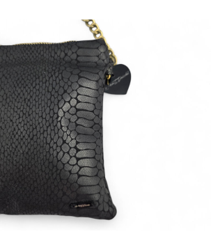 BORSA IN SIMIL PELLE RICAMATA