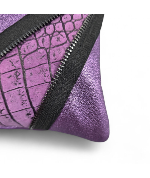 POCHETTE IN PELLE DOPPIO COLORE