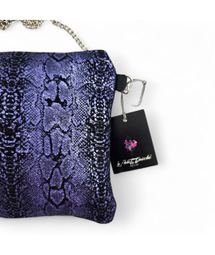 POCHETTE IN PELLE DOPPIO COLORE