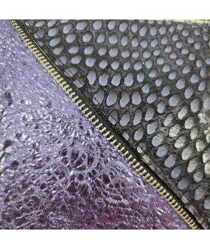 POCHETTE IN PELLE DOPPIO COLORE