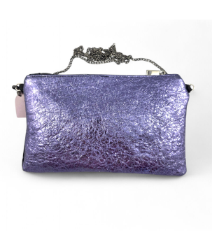 POCHETTE IN PELLE DOPPIO COLORE