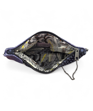 POCHETTE IN PELLE DOPPIO COLORE