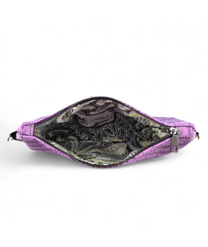 POCHETTE IN PELLE STAMPATA
