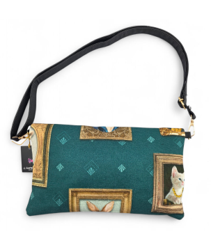 4IN1 BAG POCHETTE TRACOLLA IN TESSUTO