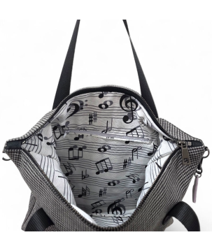 TOTE BAG, BORSA GRANDE CON RICAMO