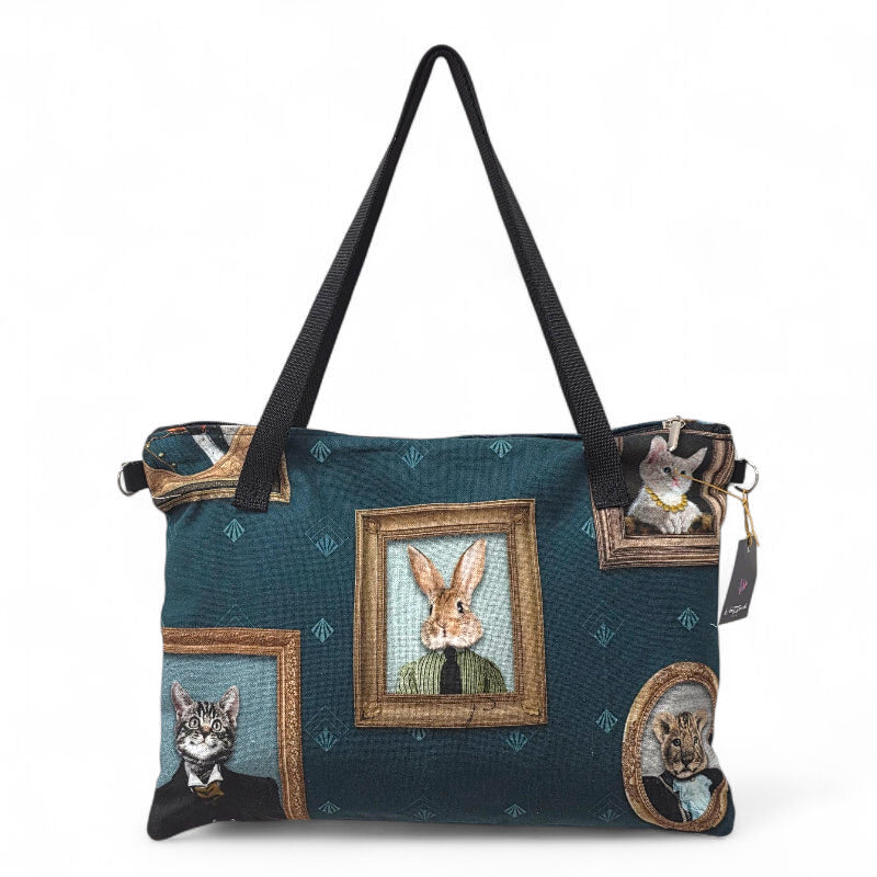 TOTE BAG, BORSA GRANDE CON MANICI E TRACOLLA