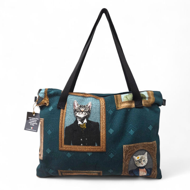 TOTE BAG, BORSA GRANDE CON MANICI E TRACOLLA