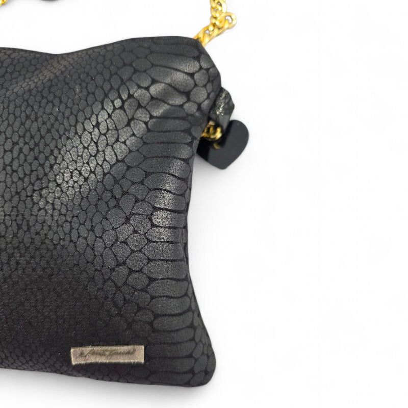 BORSA IN SIMILPELLE RICAMATA