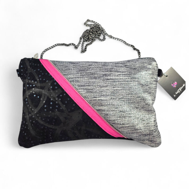 POCHETTE IN PELLE DOPPIO COLORE