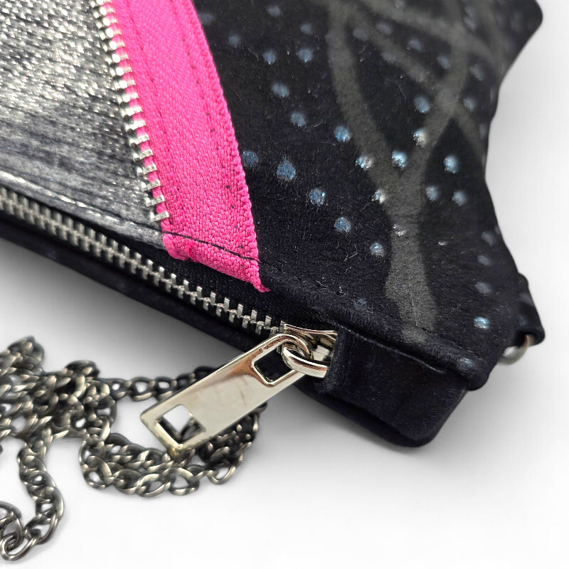 POCHETTE IN PELLE DOPPIO COLORE