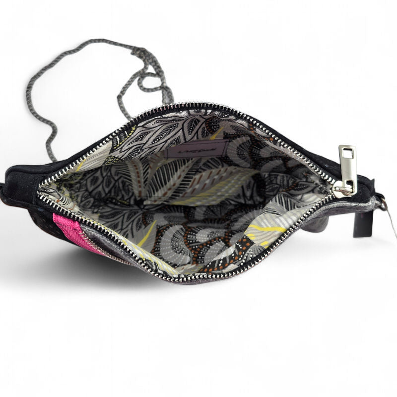 POCHETTE IN PELLE DOPPIO COLORE