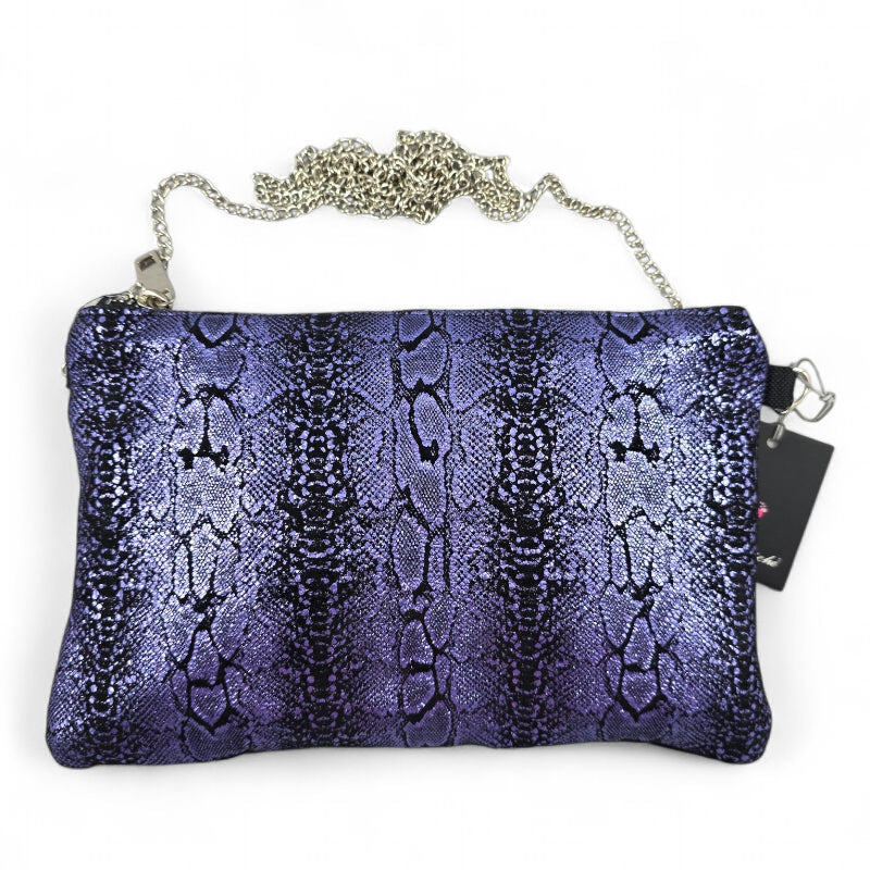 POCHETTE IN PELLE DOPPIO COLORE