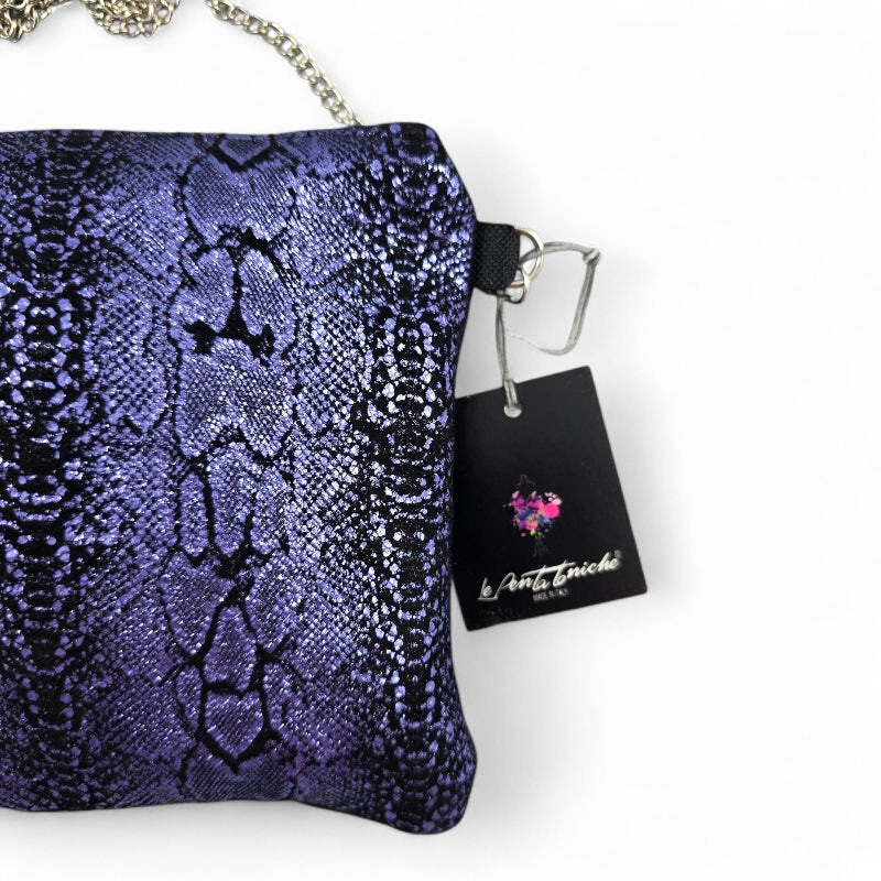 POCHETTE IN PELLE DOPPIO COLORE