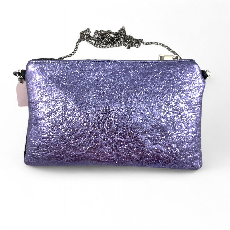 POCHETTE IN PELLE DOPPIO COLORE