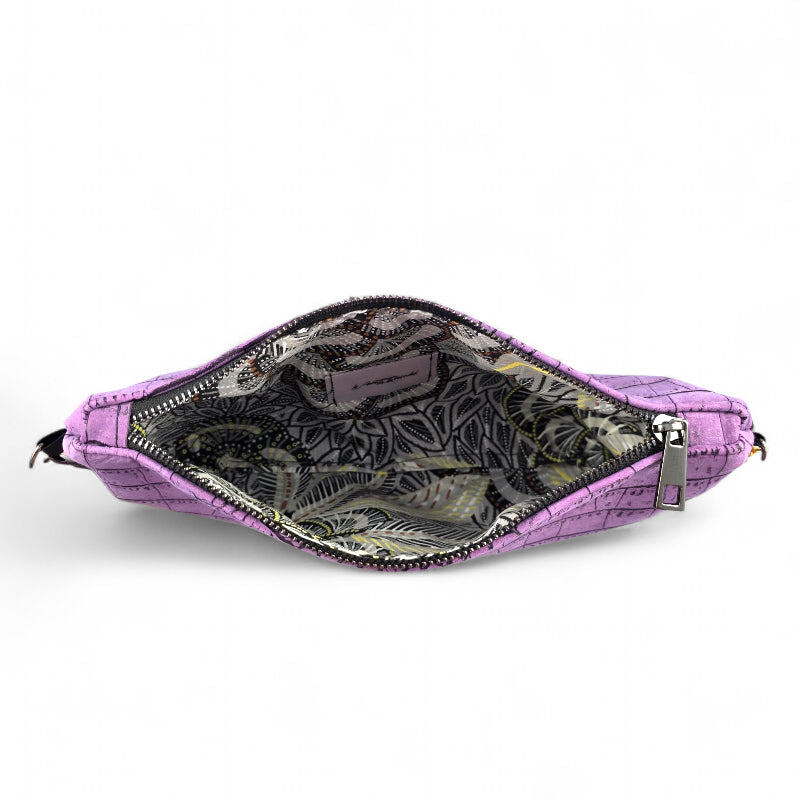 POCHETTE IN PELLE STAMPATA