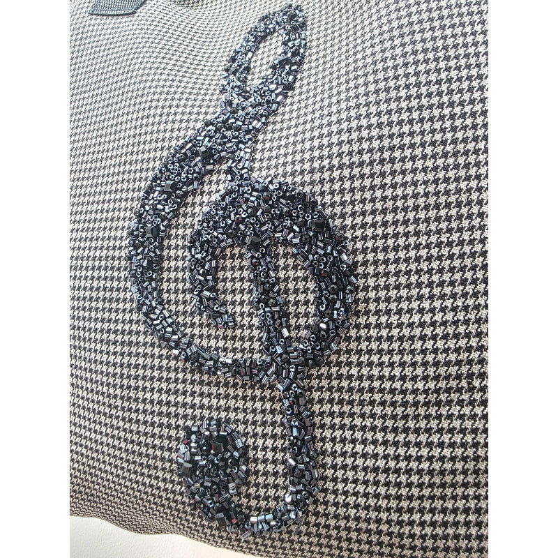 TOTE BAG, BORSA GRANDE CON RICAMO