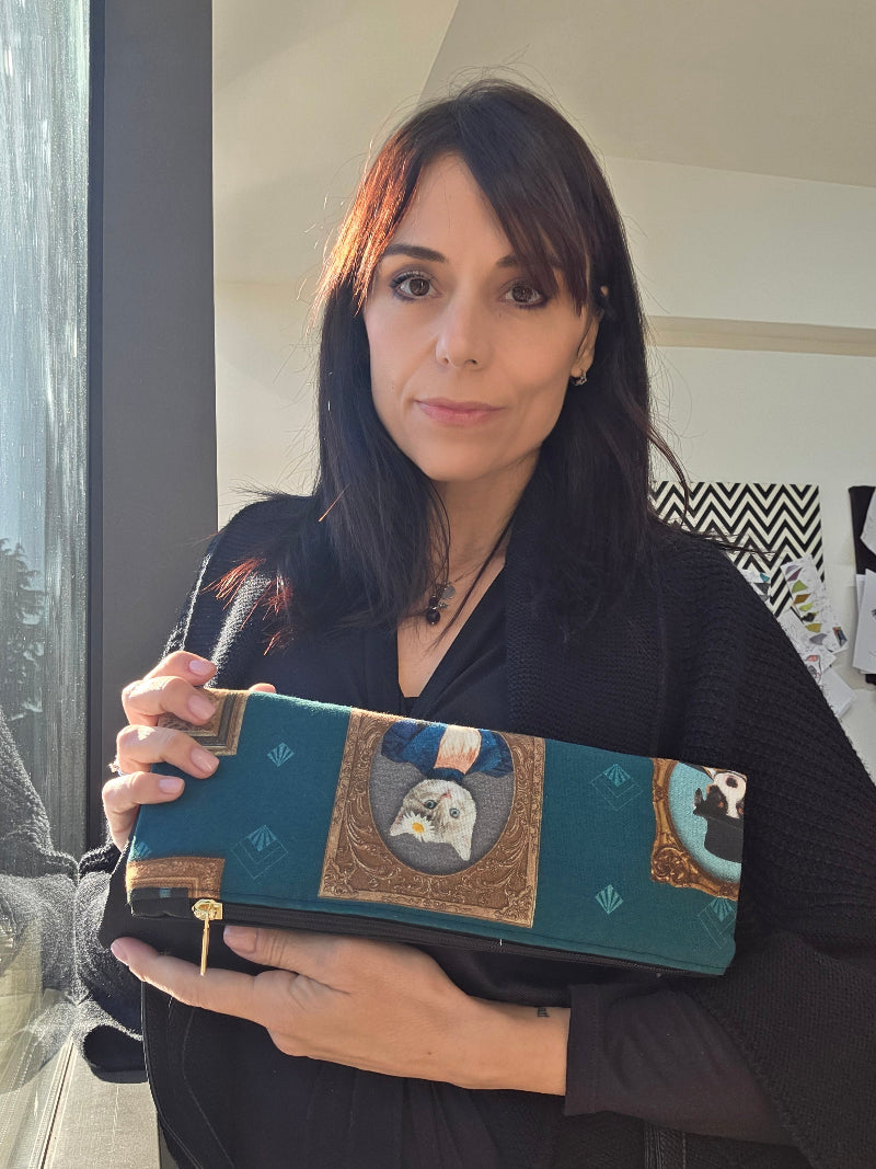 4IN1 BAG POCHETTE TRACOLLA IN TESSUTO