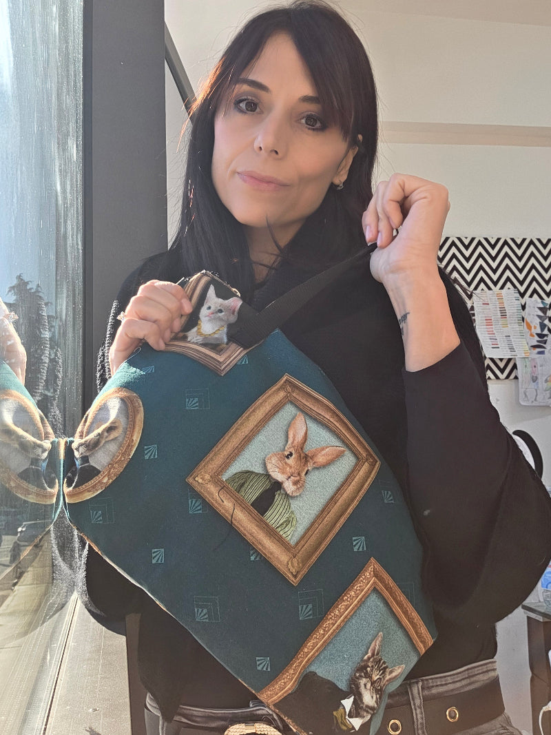 TOTE BAG, BORSA GRANDE CON MANICI E TRACOLLA