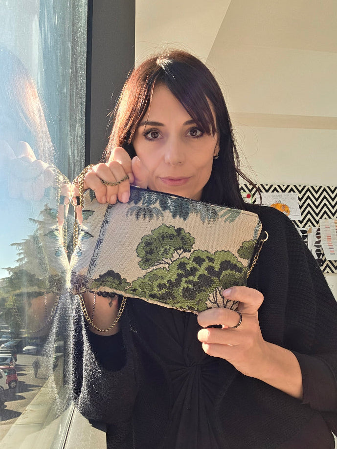 BORSA IN TESSUTO STAMP NATURA