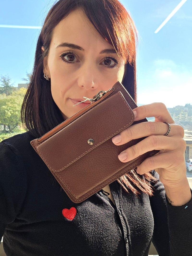 PORTAFOGLIO GLAM MOCHA