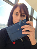 PORTAFOGLIO TRACOLLA GLAM  MIDNIGHT BLUE