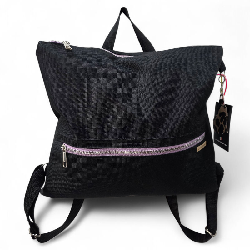 ZAINO RAPSODIA NERO LILLA
