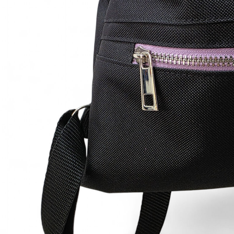 ZAINO RAPSODIA NERO LILLA