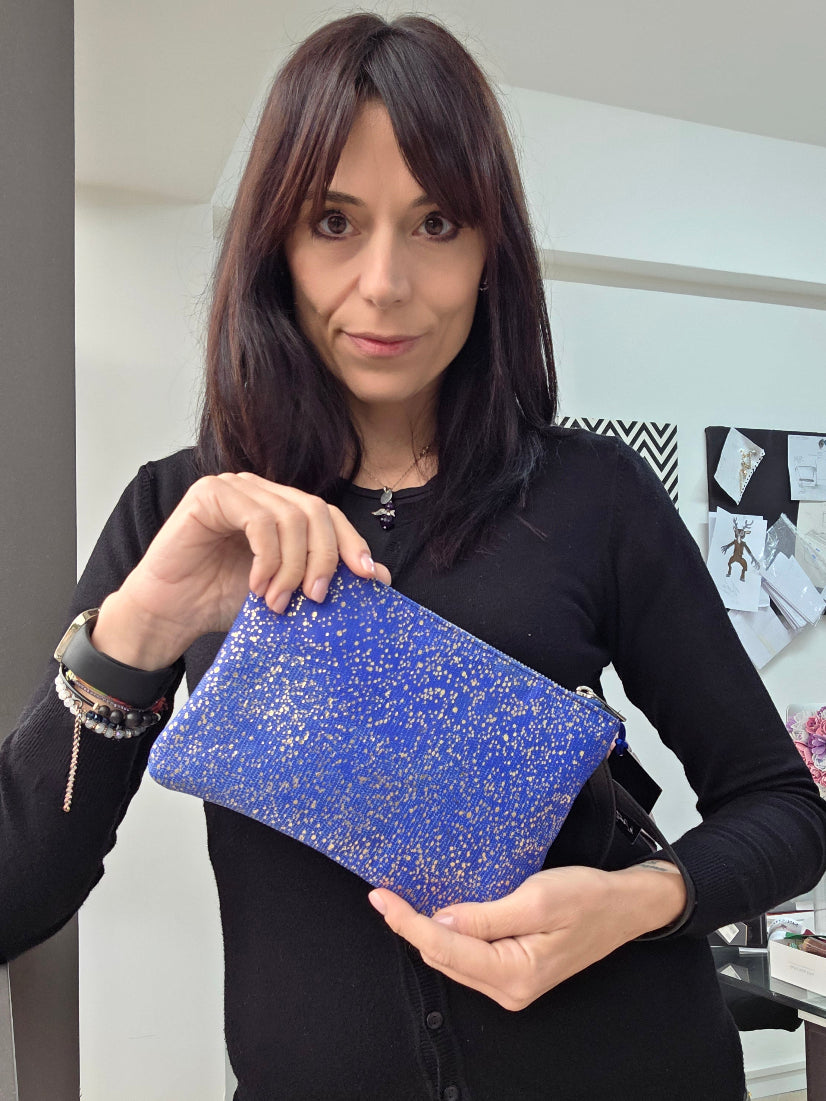 POCHETTE POP PURPLE BLUE
