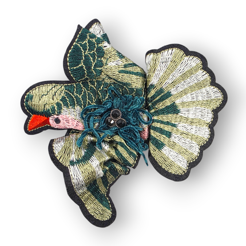 SPILLA UCCELLO VERDE