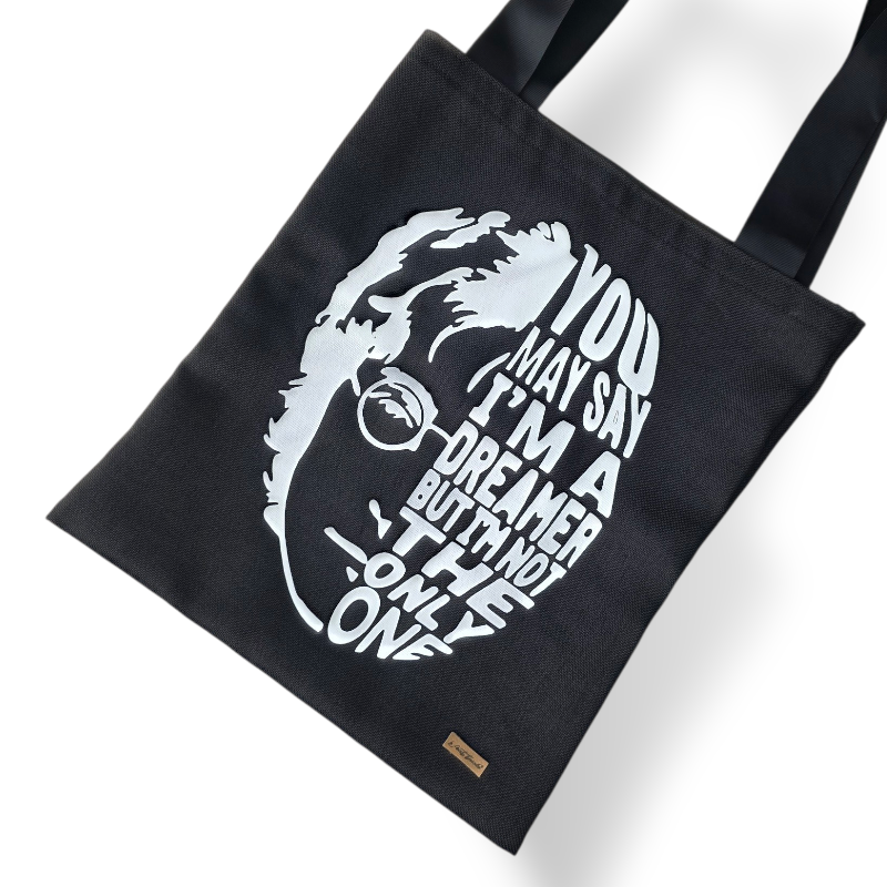 SHOPPER IN COTONE, CON STAMPA