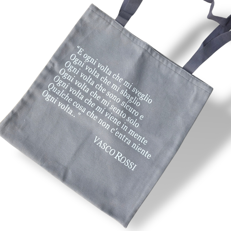 SHOPPER IN COTONE, CON STAMPA