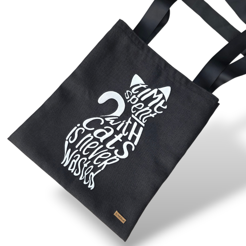 SHOPPER IN COTONE, CON STAMPA