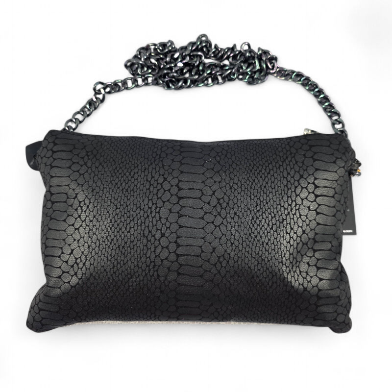 POCHETTE IN PELLE RICAMATA CON CHIAVE DI VIOLINO