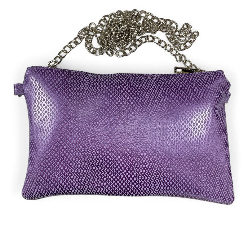 POCHETTE IN PELLE DOPPIO COLORE