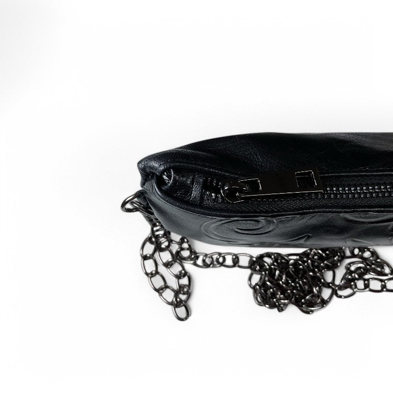 BORSA ROCK PELLE NERA